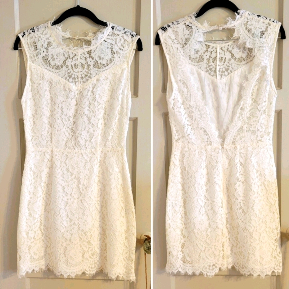 IRO Corail Lace White Dress